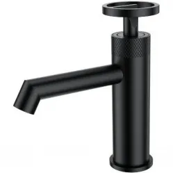 Смеситель для раковины Wonzon & Woghand WW-H1065-MB черный матовый