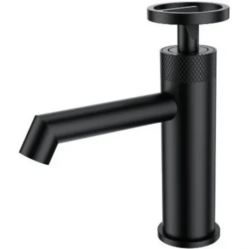 Смеситель для раковины Wonzon & Woghand WW-H1065-MB черный матовый