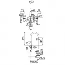 Смеситель для раковины с донным клапаном Nobili Lira LR116211/1T1CR