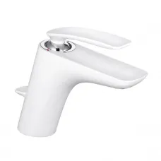 Смеситель для раковины с донным клапаном Kludi Balance White 520239175