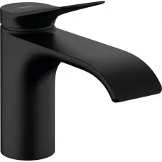 Смеситель для раковины Hansgrohe Vivenis 75010670 с донным клапаном, черный матовый