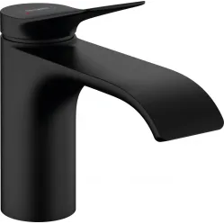 Смеситель для раковины Hansgrohe Vivenis 75010670 с донным клапаном, черный матовый