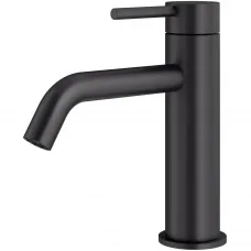 Смеситель для раковины Plumberia Selection IXO XO0053NO без донного клапана, черный матовый