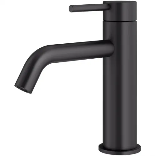 Смеситель для раковины Plumberia Selection IXO XO0053NO без донного клапана, черный матовый