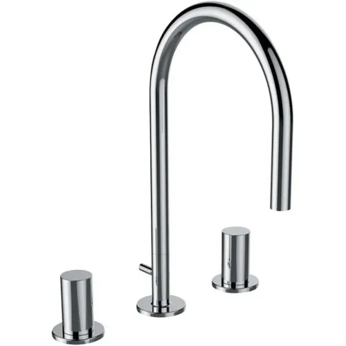 Смеситель для раковины Laufen Kartell by Laufen 3.1233.3.004.221.1 с донным клапаном, хром
