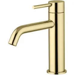 Смеситель для раковины Plumberia Selection IXO XO0053OR без донного клапана, золотой