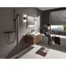 Смеситель для раковины Hansgrohe Vivenis 75012670 без донного клапана, черный матовый