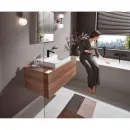 Смеситель для раковины Hansgrohe Vivenis 75012670 без донного клапана, черный матовый