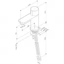 Смеситель для раковины без донного клапана Am.Pm X-Joy F85A02500