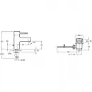 Смеситель для раковины Jacob Delafon Cuff E77308-CP CoolStart, с донным клапаном, хром
