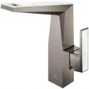 Смеситель для раковины Grohe Allure Brilliant 24408AL0 с донным клапаном, темный графит матовый