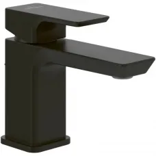 Смеситель для раковины Villeroy & Boch Subway 3.0 TVW112001000K5 с донным клапаном, черный матовый
