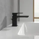 Смеситель для раковины Villeroy & Boch Subway 3.0 TVW112001000K5 с донным клапаном, черный матовый