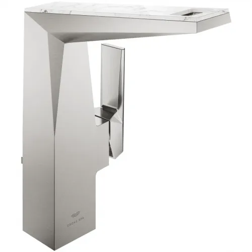 Смеситель для раковины Grohe Allure Brilliant 24408DC0 с донным клапаном, суперсталь