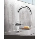 Смеситель для раковины с донным клапаном Grohe Atrio New 21019003