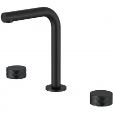 Смеситель для раковины Boheme Stick Diamond 152-B черный матовый