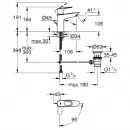 Смеситель для раковины Grohe BauLoop New 23887001 CoolStart, с донным клапаном, хром