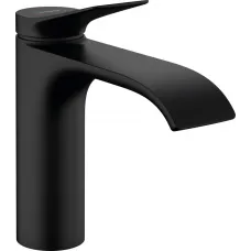Смеситель для раковины Hansgrohe Vivenis 75020670 с донным клапаном, черный матовый