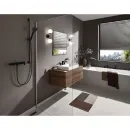 Смеситель для раковины Hansgrohe Vivenis 75020670 с донным клапаном, черный матовый