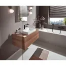 Смеситель для раковины Hansgrohe Vivenis 75020670 с донным клапаном, черный матовый