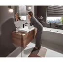 Смеситель для раковины Hansgrohe Vivenis 75020670 с донным клапаном, черный матовый