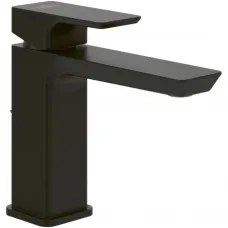 Смеситель для раковины Villeroy & Boch Subway 3.0 TVW112002000K5 с донным клапаном, черный матовый