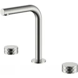 Смеситель для раковины Boheme Stick Diamond 152-NB никель матовый