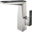 Смеситель для раковины Grohe Allure Brilliant 24414DC0 с донным клапаном, суперсталь