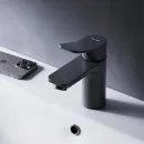 Смеситель для раковины AM.PM X-Joy F85A02122 без донного клапана, черный матовый