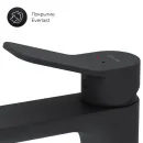 Смеситель для раковины AM.PM X-Joy F85A02122 без донного клапана, черный матовый