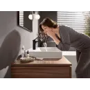 Смеситель для раковины Hansgrohe Vivenis 75022670 без донного клапана, черный матовый
