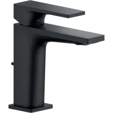 Смеситель для раковины Nobili Seven SE124118/1BM с донным клапаном, черный матовый