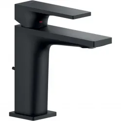 Смеситель для раковины Nobili Seven SE124118/1BM с донным клапаном, черный матовый