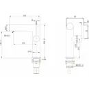 Смеситель для раковины Abber Perfekte 316 AF8A10BG золотой матовый