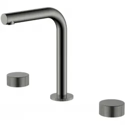 Смеситель для раковины Boheme Stick Linea 152-GM.3 графит матовый