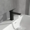 Смеситель для раковины Villeroy & Boch Subway 3.0 TVW112003000K5 без донного клапана, черный матовый