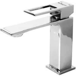 Смеситель для раковины с донным клапаном BelBagno Luce LUC-LVM-CRM
