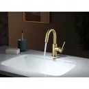 Смеситель для раковины Aquatek Европа AQ1307BG CoolStart, без донного клапана, золотой матовый
