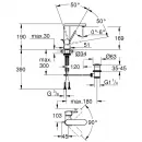 Смеситель для раковины с донным клапаном Grohe Plus 23871003