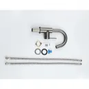 Смеситель для раковины Aquatek Европа AQ1307BGM CoolStart, без донного клапана, оружейная сталь матовый