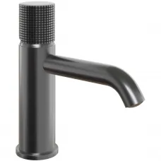 Смеситель для раковины Paini Cox Grip 7GPZ205O без донного клапана, черный матовый