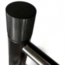 Смеситель для раковины Paini Cox Grip 7GPZ205O без донного клапана, черный матовый