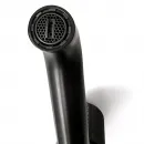 Смеситель для раковины Paini Cox Grip 7GPZ205O без донного клапана, черный матовый