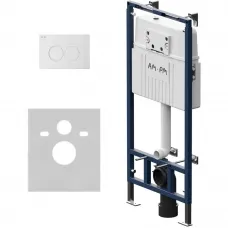 Инсталляция для унитаза Am.Pm MasterFit Pro C L I012710.0101 с кнопкой смыва, белый глянец