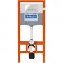 Инсталляция для унитаза BelBagno Prospero BB001-120/BB005-PR-CHROME с кнопкой смыва, хром