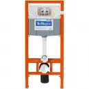 Инсталляция для унитаза BelBagno Prospero BB002-80/BB005-PR-CHROME с кнопкой смыва, хром