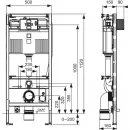 Инсталляция для унитаза Tece TECEprofil 9300344 со смывным бачком Uni, для Toto Neorest Washlet (WC) AC 2.0/EW 2.0