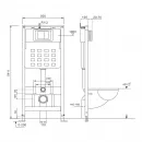 Инсталляция для унитаза Abber AC0105