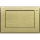 Инсталляция для унитаза Tece TECEplanus 9300302 + 9200010 + 9380014 + 9240366 с кнопкой смыва, состаренная латунь