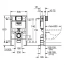 Инсталляция для унитаза Grohe Rapid SL 38587000